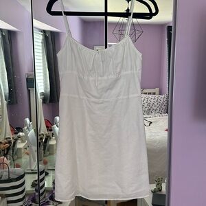 Aritzia White Mini Dress